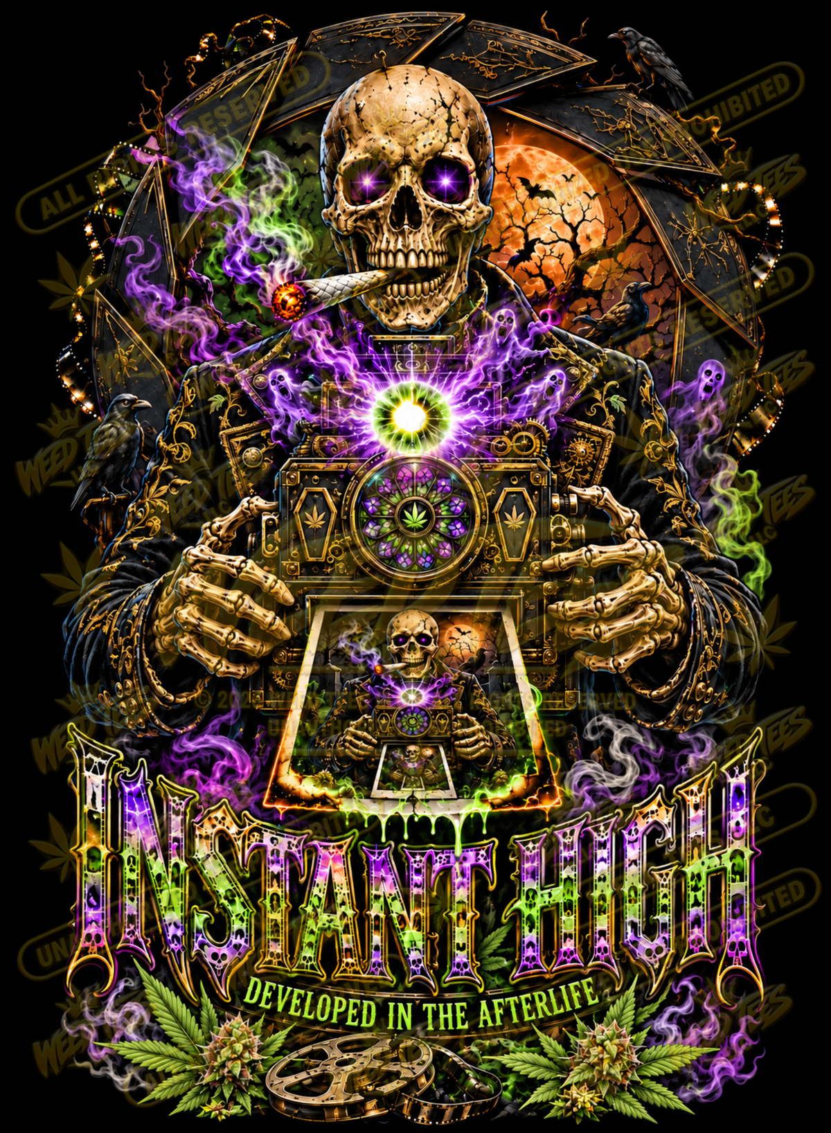 Instant High: Developed in the Afterlife – Classic Unisex Pullover Hoodie