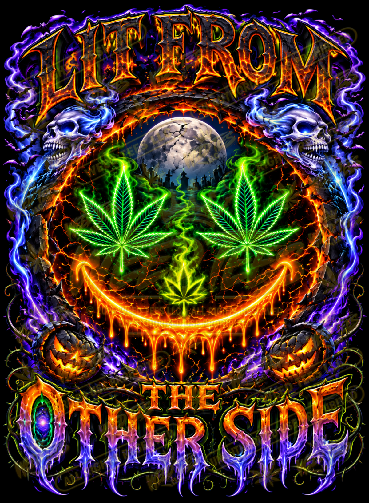 Lit From the Other Side – Classic Unisex Pullover Hoodie