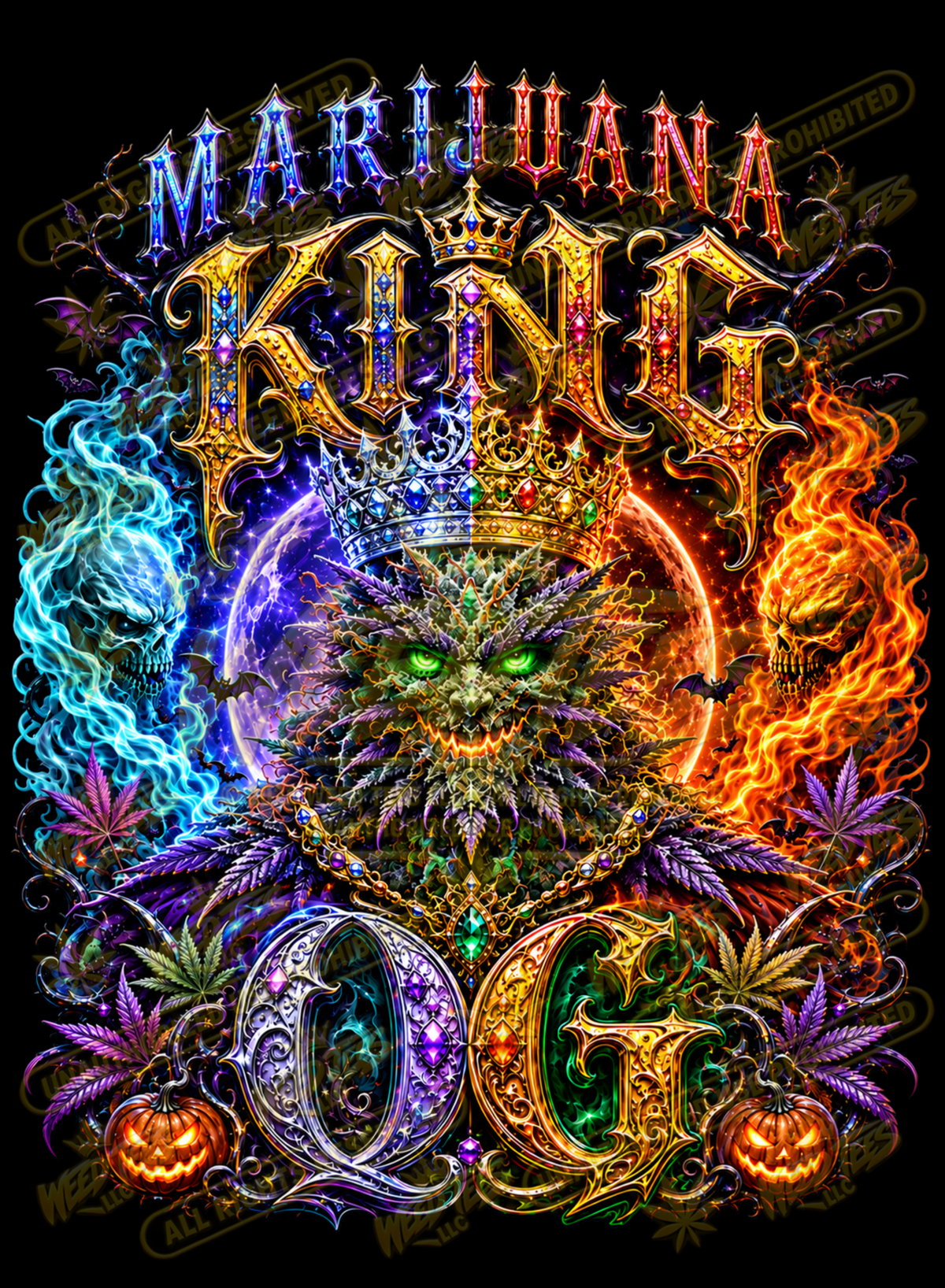 Marijuana King OG – Classic Unisex Pullover Hoodie