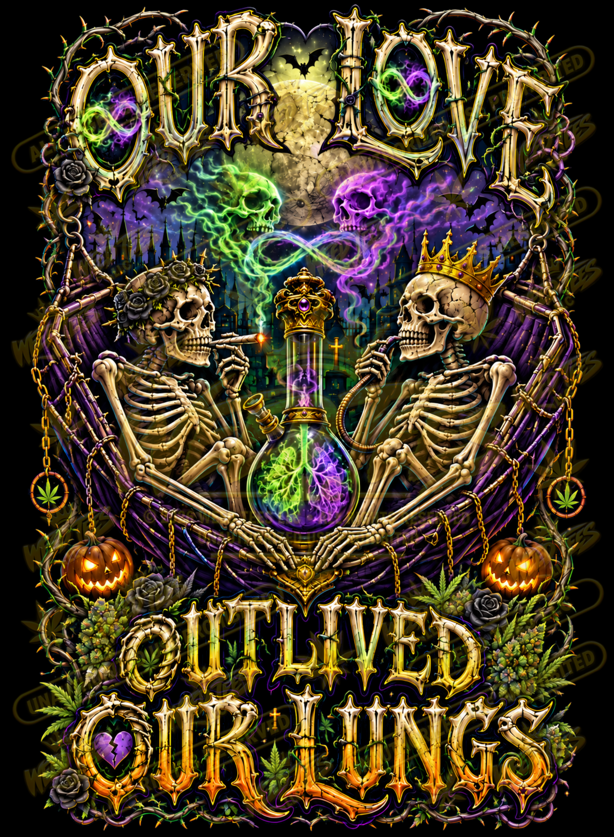 Our Love Outlived Our Lungs – Classic Unisex Pullover Hoodie