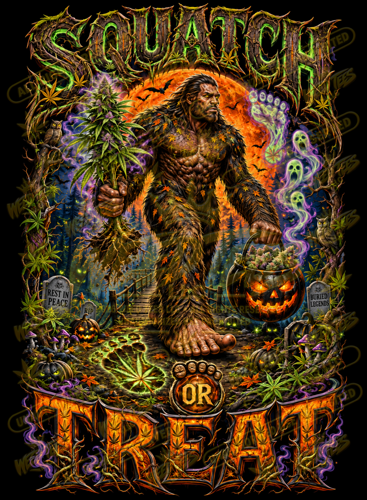Squatch or Treat – Classic Unisex Pullover Hoodie