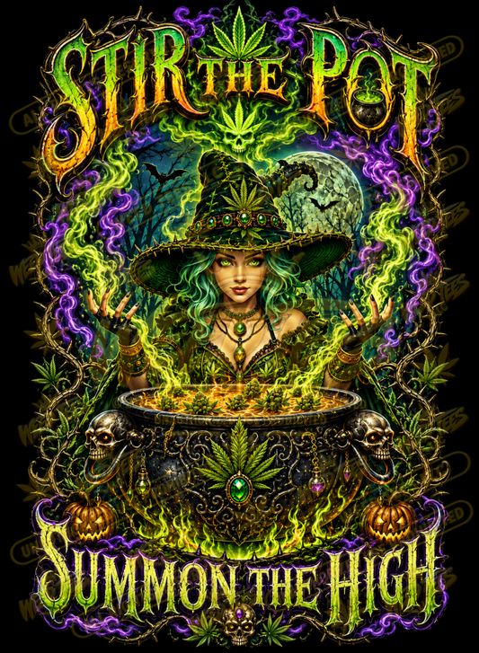 Stir the Pot, Summon the High – Classic Unisex Pullover Hoodie