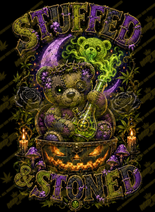 Stuffed & Stoned | Halloween Stoner T-Shirt