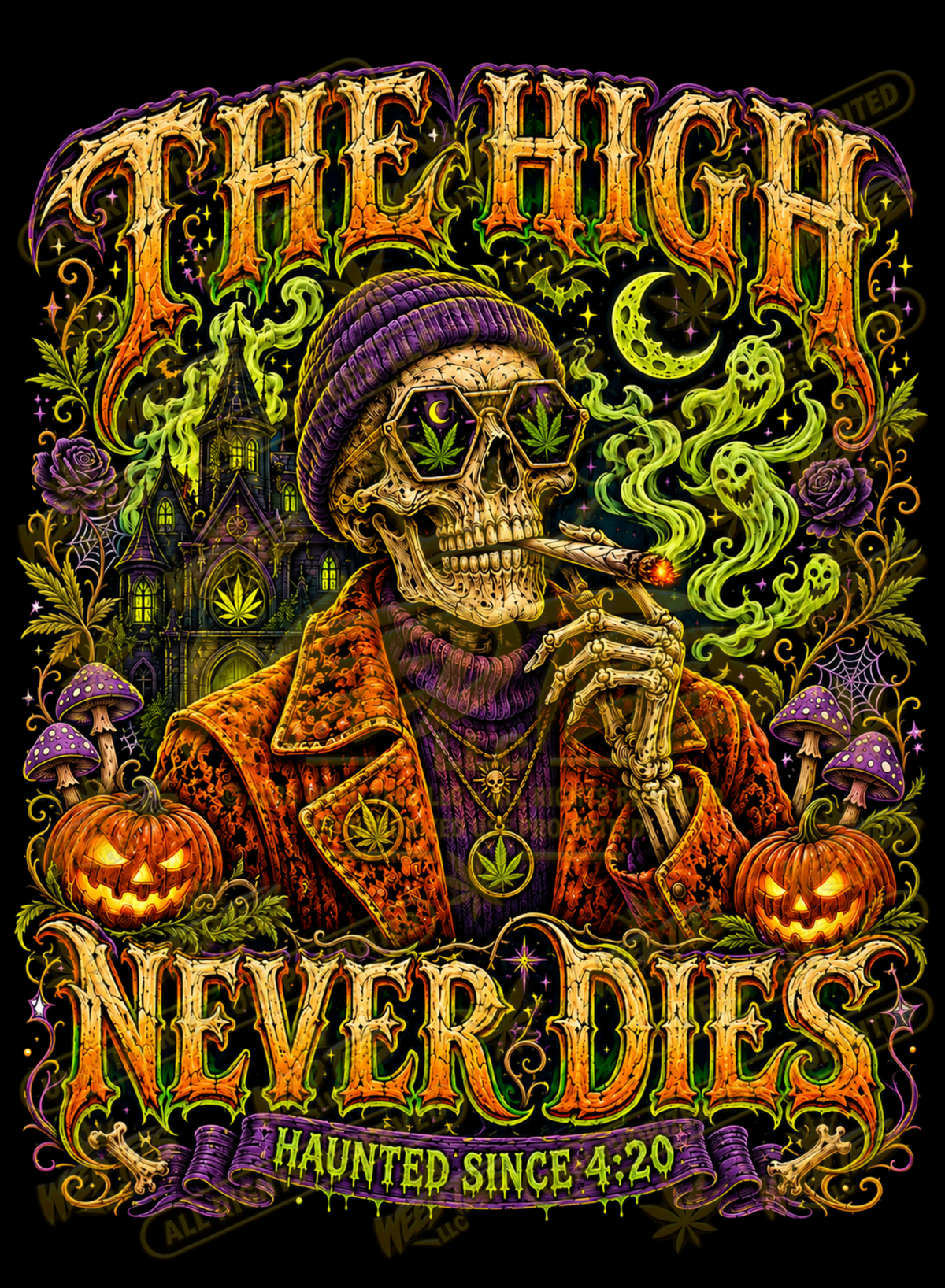 The High Never Dies: ’70s Soul – Classic Unisex Pullover Hoodie