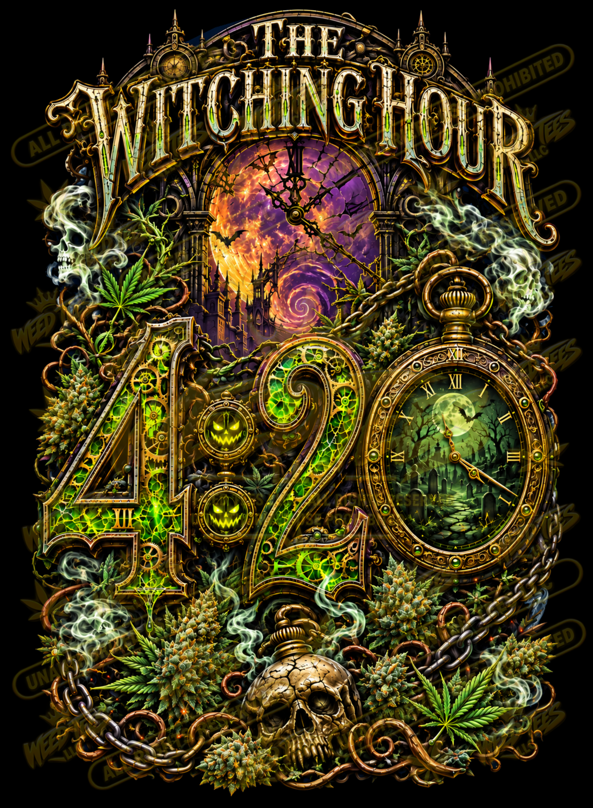 The Witching Hour 4:20 – Classic Unisex Pullover Hoodie