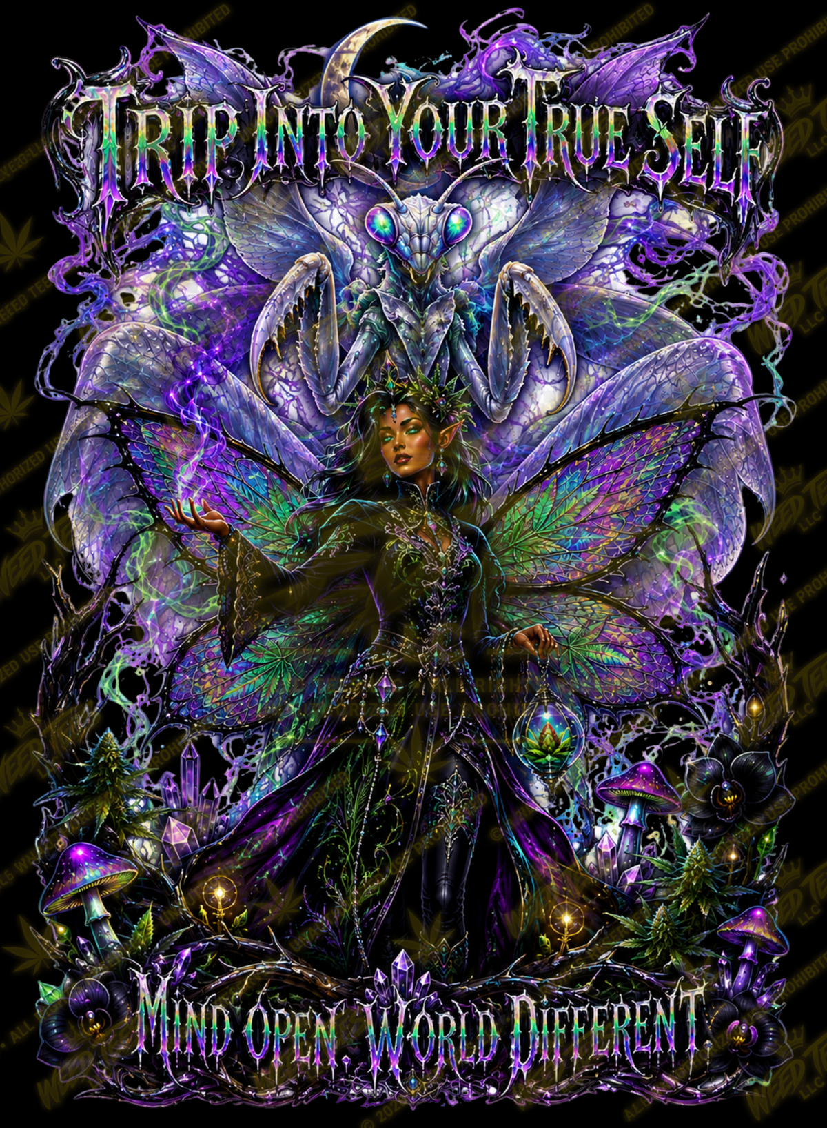 Trip Into Your True Self | Halloween Stoner T-Shirt