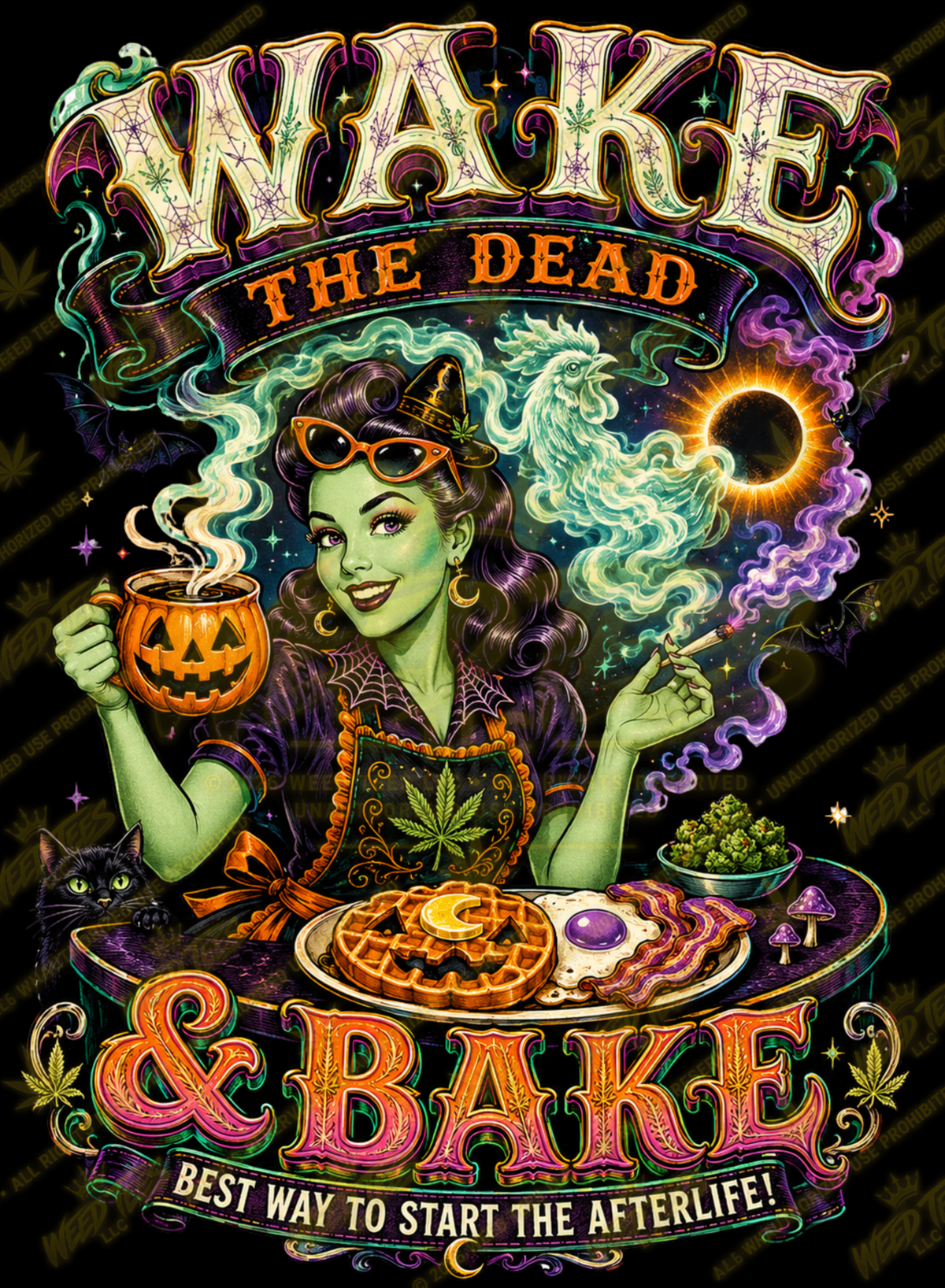 Wake & Bake | Halloween Stoner T-Shirt