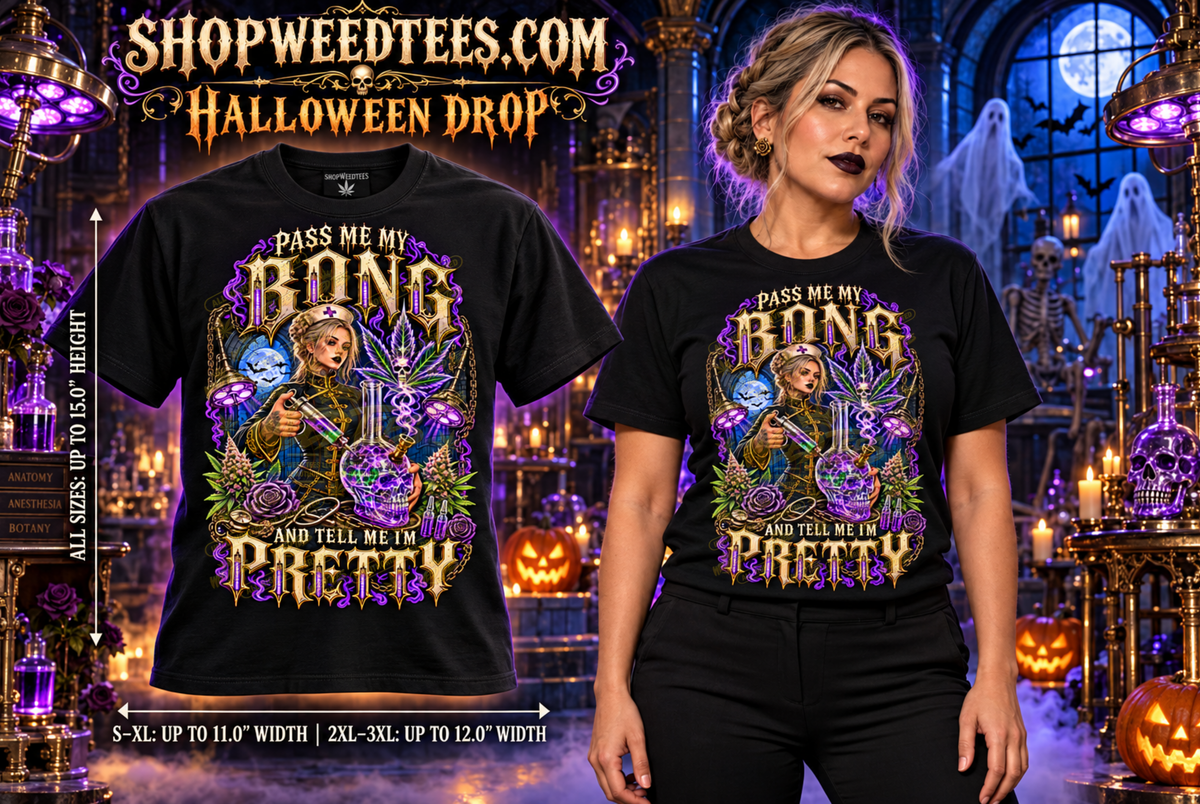 Pass Me My Bong: Graveyard Shift | Stoner T-Shirt