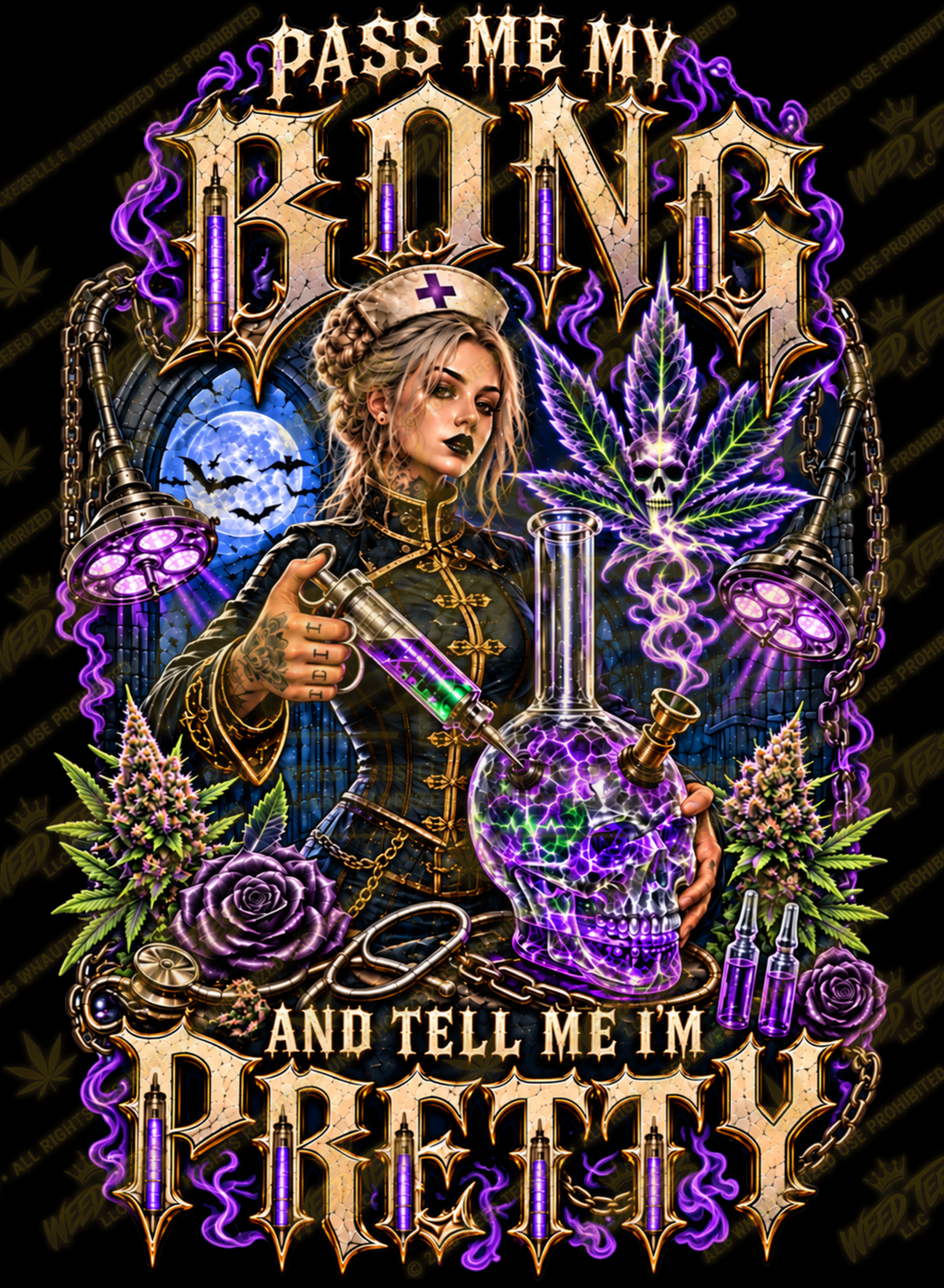 Pass Me My Bong & Tell Me I’m Pretty | Stoner T-Shirt