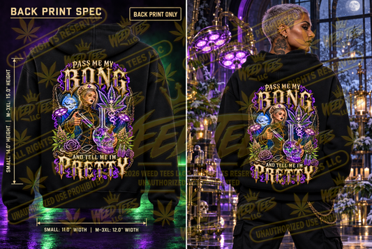 Pass Me My Bong: Graveyard Shift – Classic Unisex Pullover Hoodie