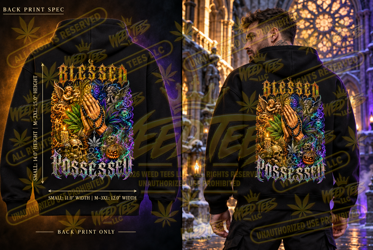 Blessed & Possessed – Classic Unisex Pullover Hoodie