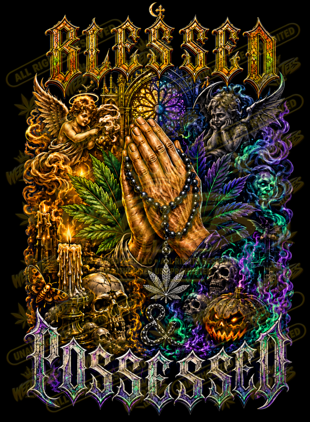 Blessed & Possessed – Classic Unisex Pullover Hoodie