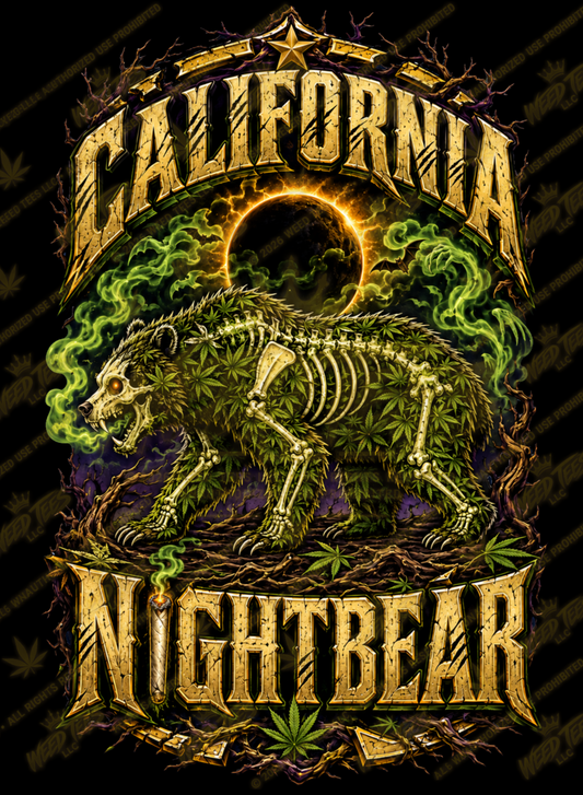 California Nightbear | Funny Stoner T-Shirt