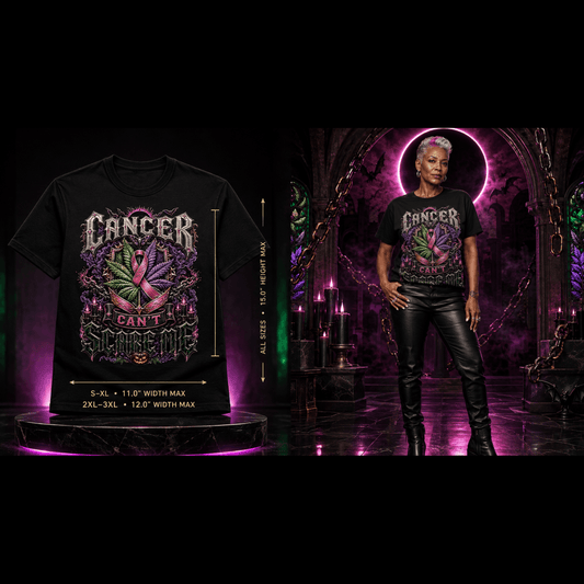 Cancer Can’t Scare Me | Awareness Graphic T-Shirt