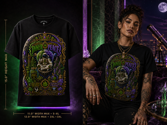 Inner Peace – Moon Reserve Cannabis Graphic Tee