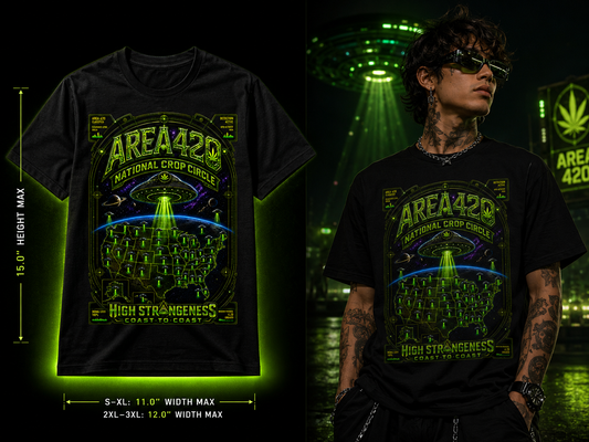 Area 420 – National Crop Circle Graphic Tee