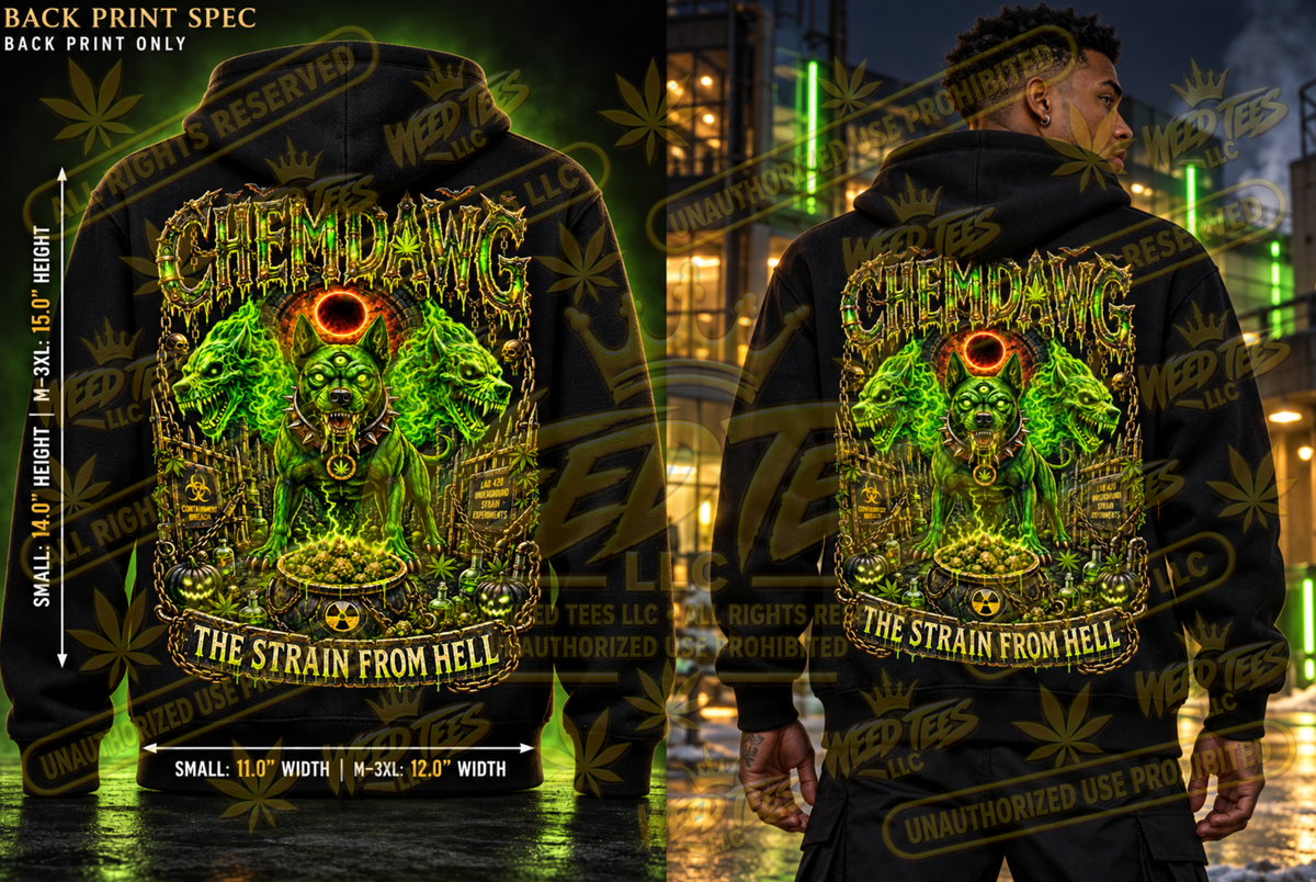 ChemDawg: The Strain from Hell – Classic Unisex Pullover Hoodie