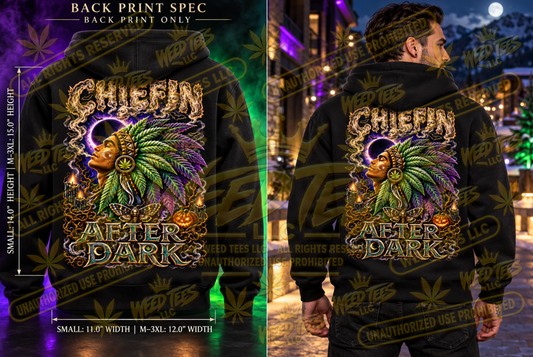 Chiefin After Dark – Classic Unisex Pullover Hoodie