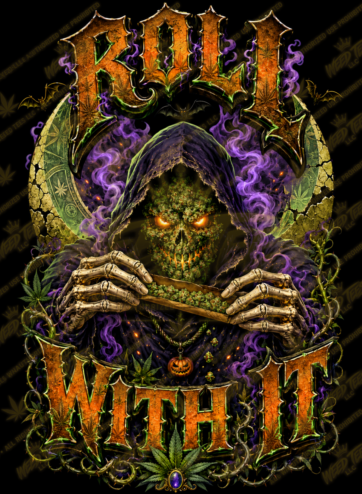 Hooded Ghoul | Halloween Stoner T-Shirt