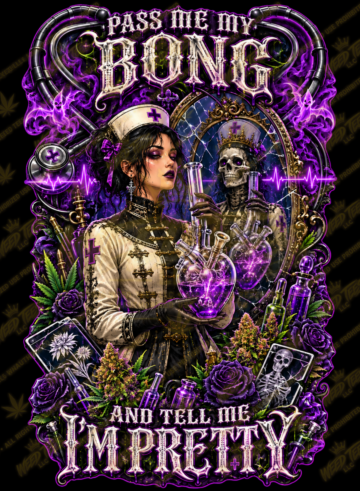 Pass Me My Bong (Radiologist) | Funny Stoner T-Shirt