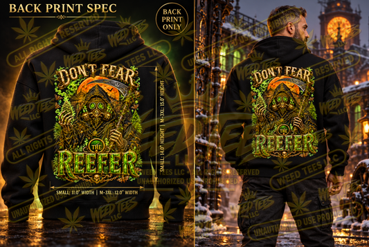 Don’t Fear the Reefer – Classic Unisex Pullover Hoodie