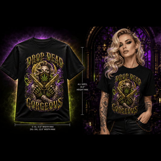 Drop Dead Gorgeous | Halloween Stoner T-Shirt