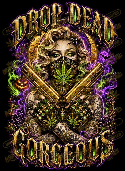 Drop Dead Gorgeous | Halloween Stoner T-Shirt