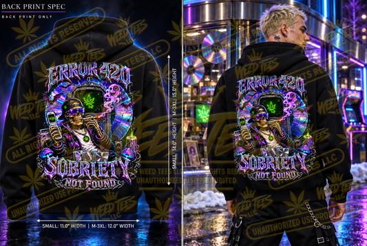 Error 420: Sobriety Not Found – Classic Unisex Pullover Hoodie