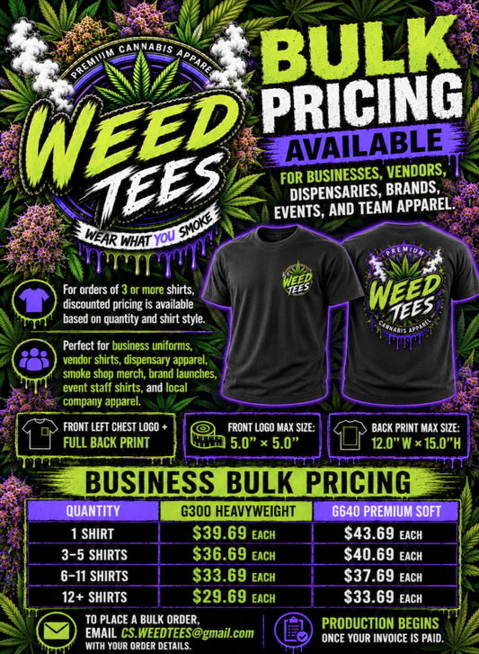 Custom Business & Bulk T-Shirts – Upload Your Design (Front Left Chest Logo & Full Back Print)