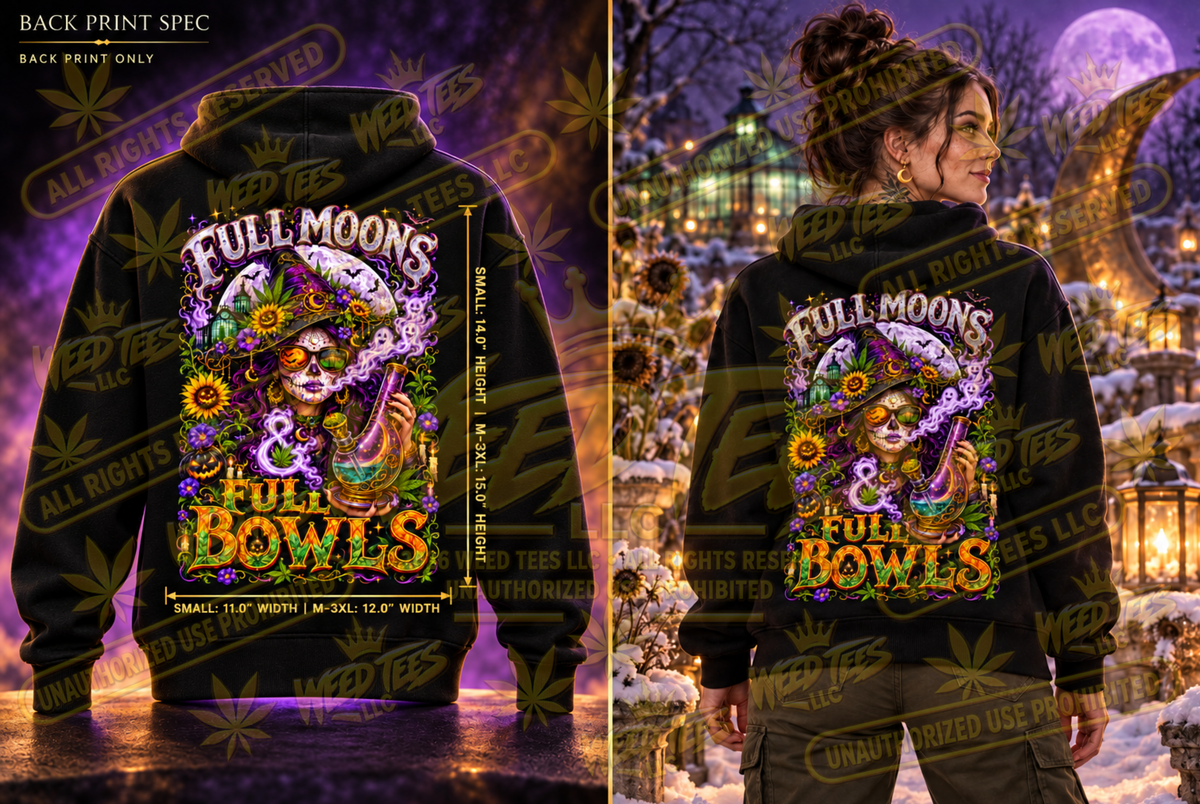 Full Moons, Full Bowls – Classic Unisex Pullover Hoodie