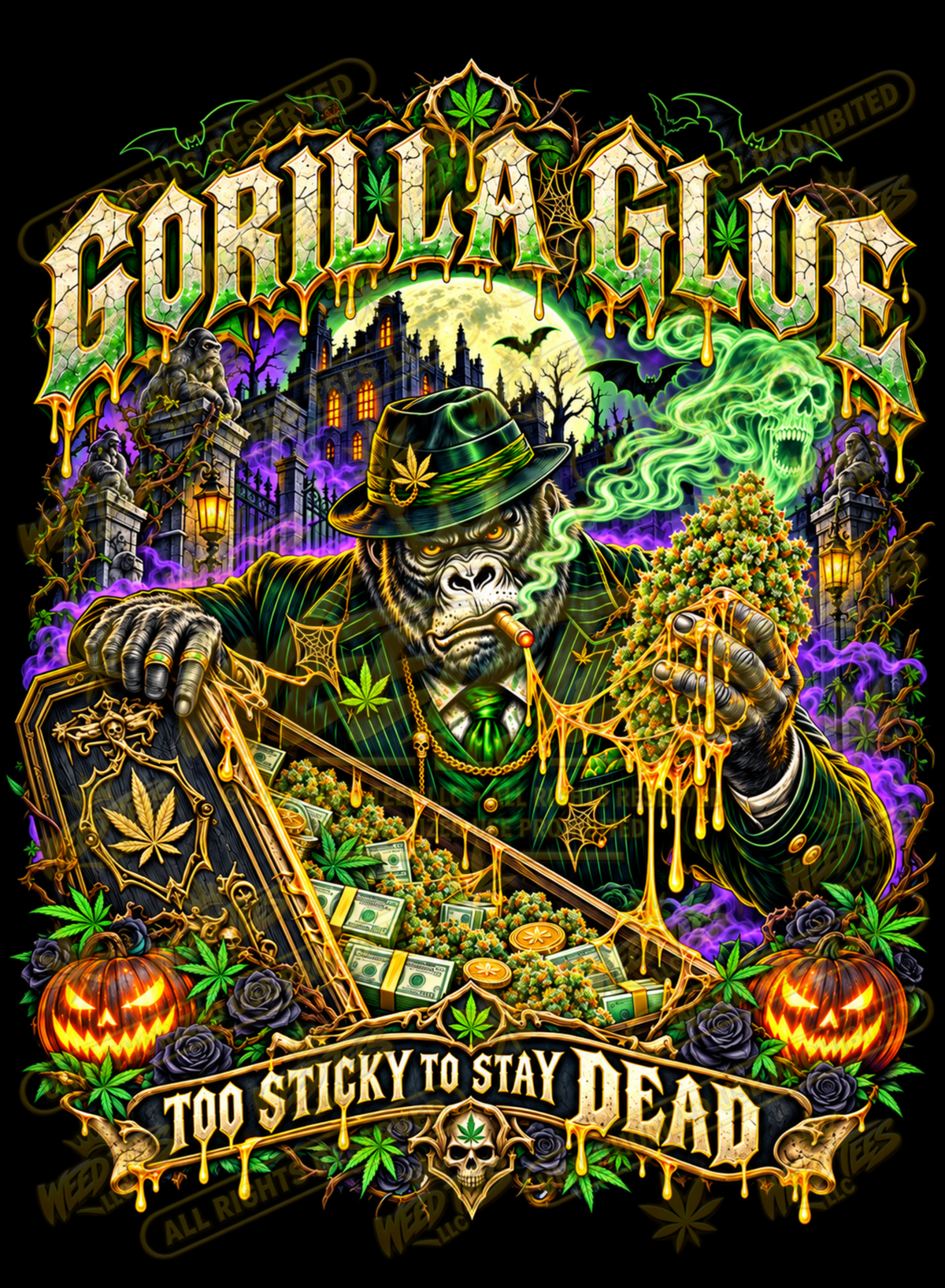 Gorilla Glue: Too Sticky to Stay Dead – Classic Unisex Pullover Hoodie