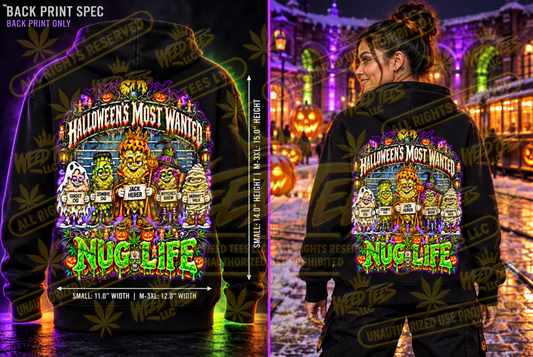 Nug Life: Halloween’s Most Wanted – Classic Unisex Pullover Hoodie
