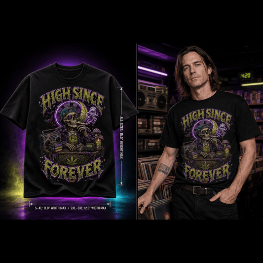High Since Forever 90s | Halloween Stoner T-Shirt