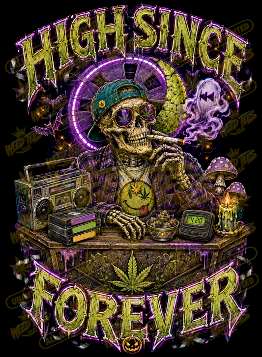 High Since Forever 90's – Classic Unisex Pullover Hoodie