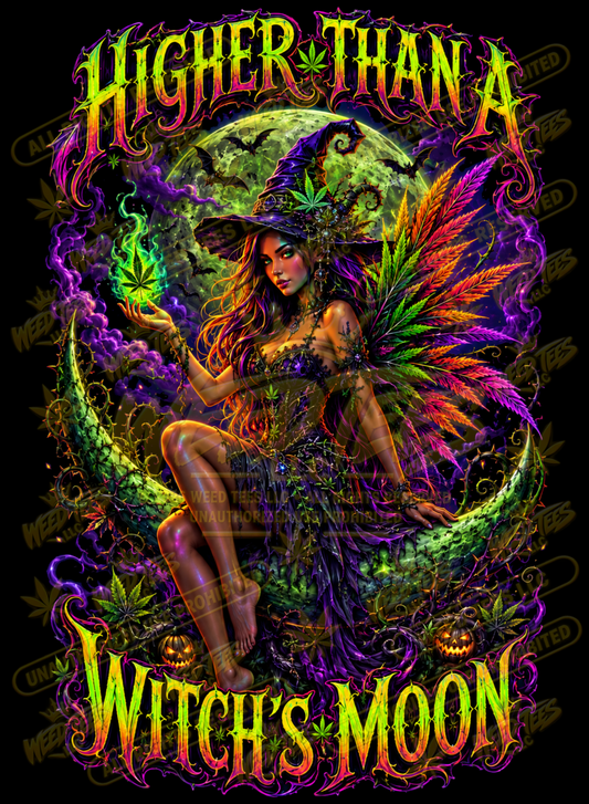 Higher Than a Witch’s Moon – Classic Unisex Pullover Hoodie