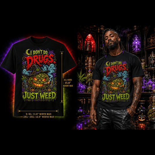 I Don’t Do Drugs, Just Weed | Halloween Stoner T-Shirt