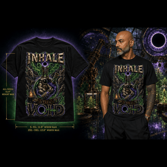 Inhale The Void | Halloween Stoner T-Shirt