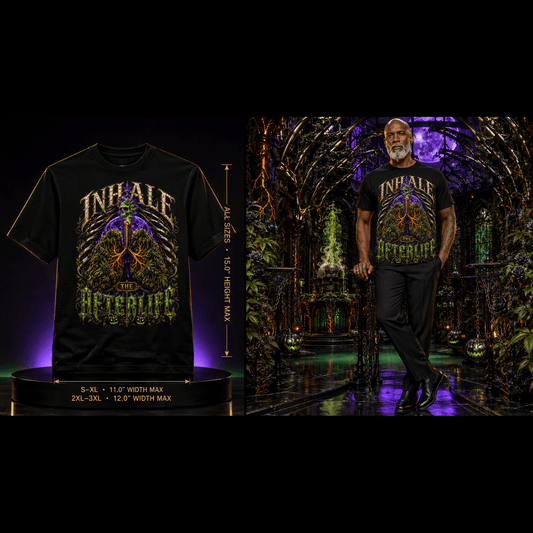 Inhale The Afterlife | Halloween Stoner T-Shirt