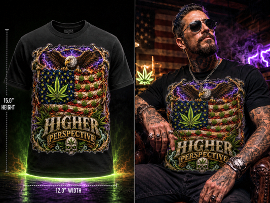 Higher Perspective – Premium Cannabis Graphic Tee