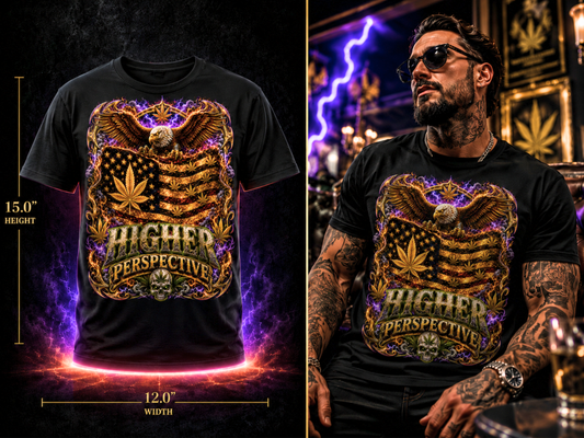 Higher Perspective – Premium Cannabis Graphic Tee