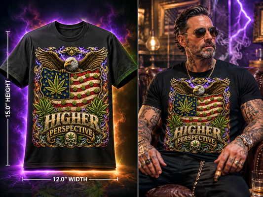 Higher Perspective – Premium Cannabis Graphic Tee