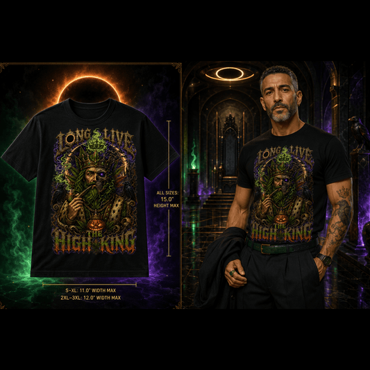 Long Live The High King | Halloween Stoner T-Shirt
