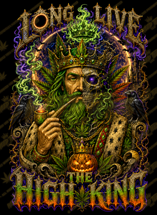 Long Live The High King | Halloween Stoner T-Shirt