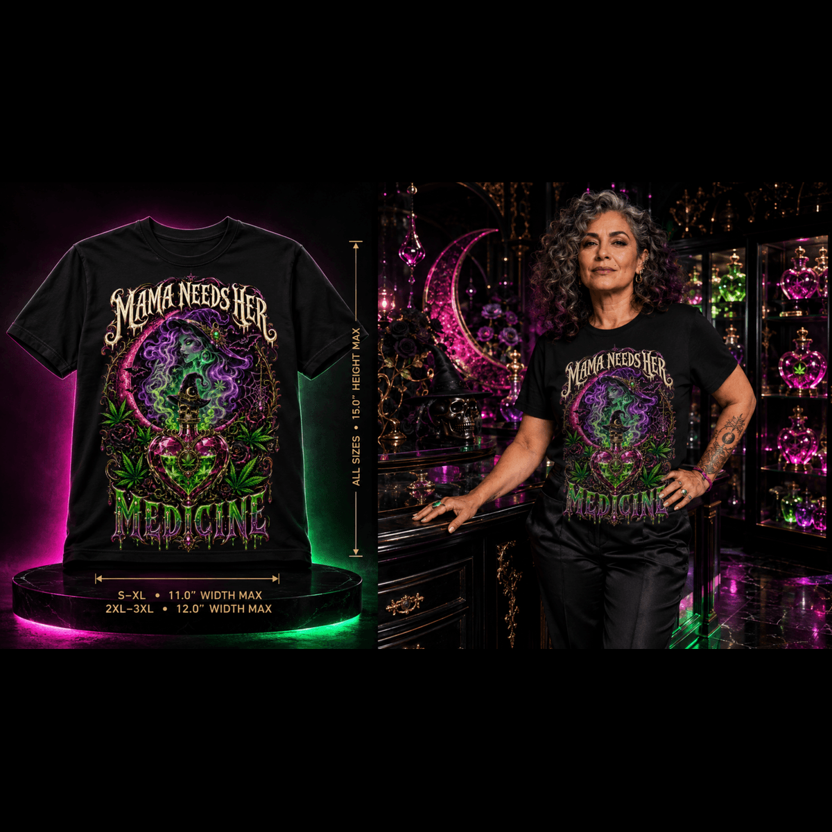Mama Needs Her Medicine | Halloween Stoner T-Shirt
