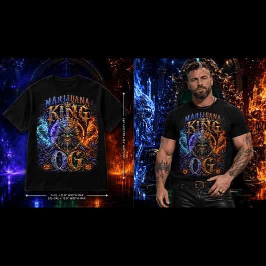 Marijuana King OG | Halloween Stoner T-Shirt