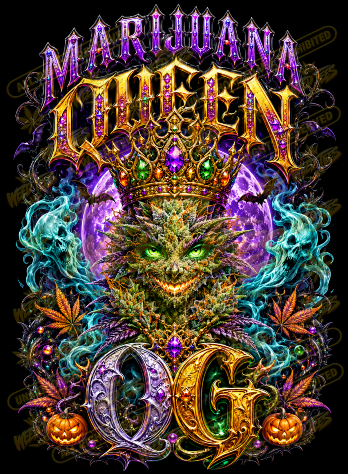 Marijuana Queen OG – Classic Unisex Pullover Hoodie