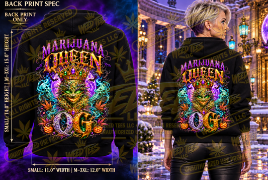 Marijuana Queen OG – Classic Unisex Pullover Hoodie