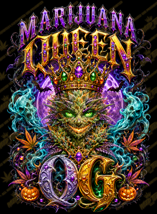 Marijuana Queen OG | Halloween Stoner T-Shirt