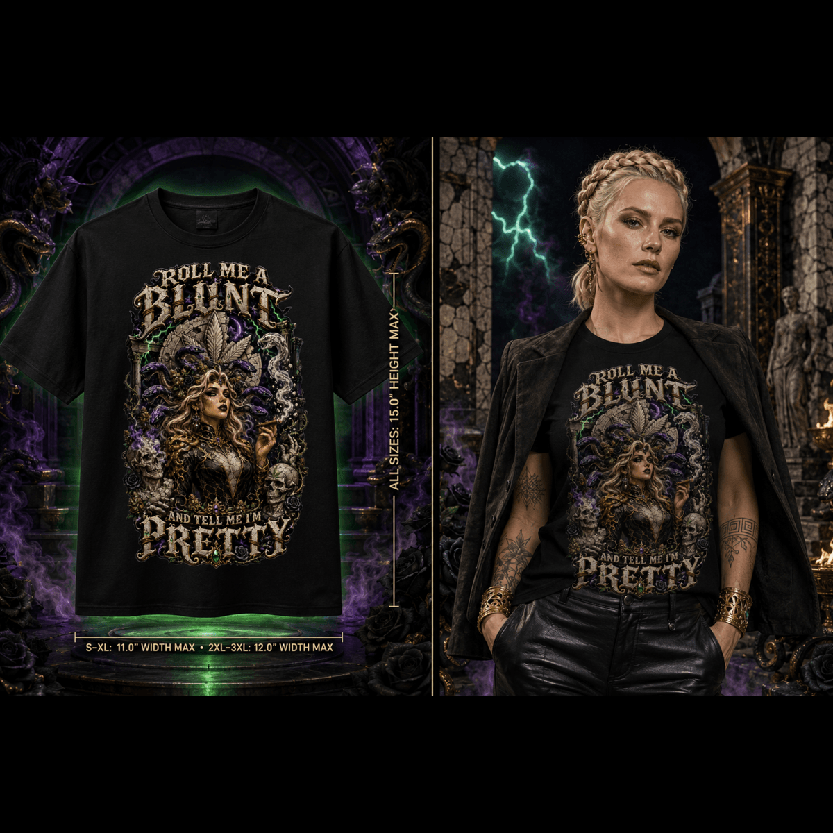 Stoned Medusa | Halloween Stoner T-Shirt