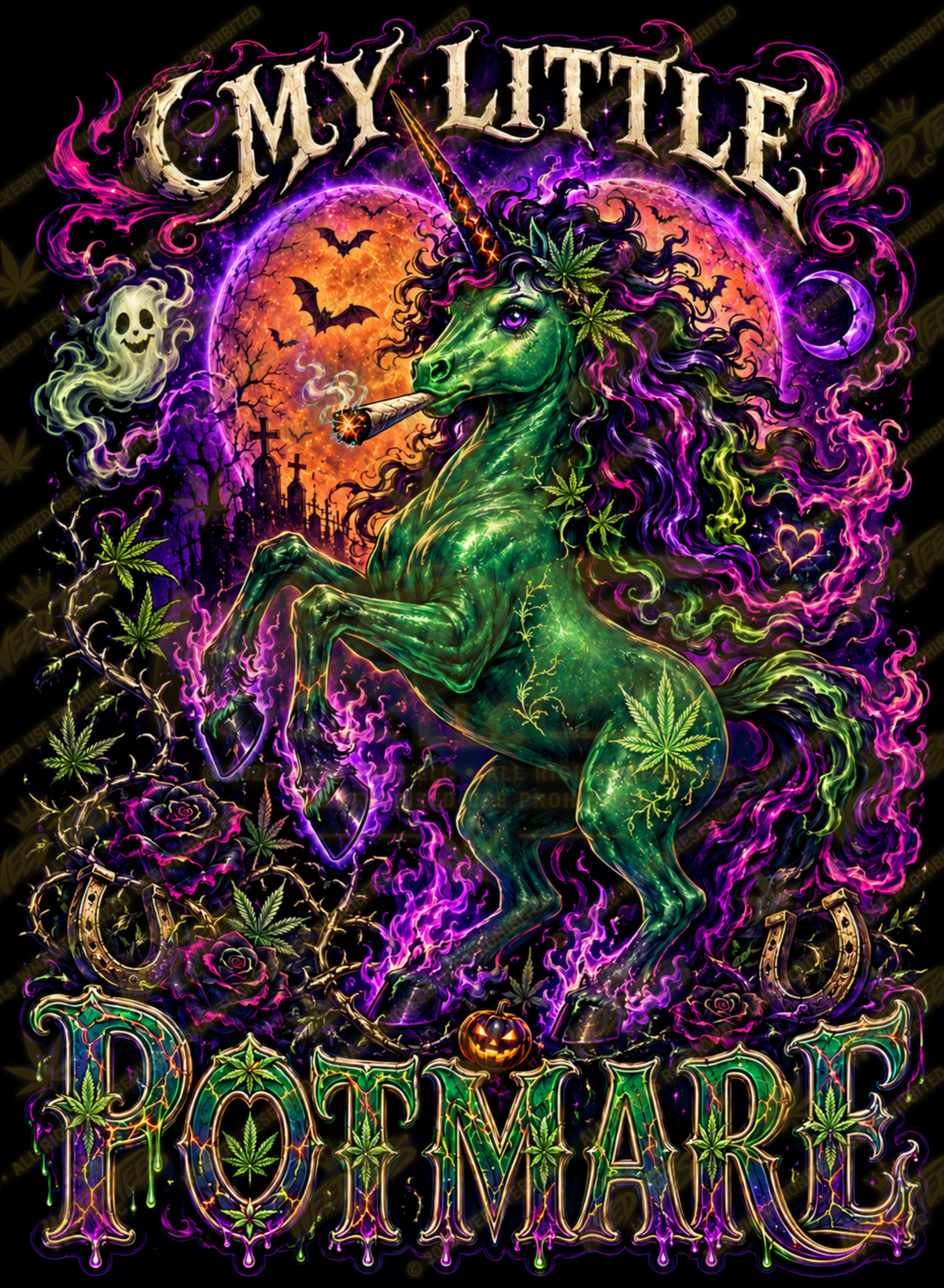 My Little Potmare | Halloween Stoner T-Shirt